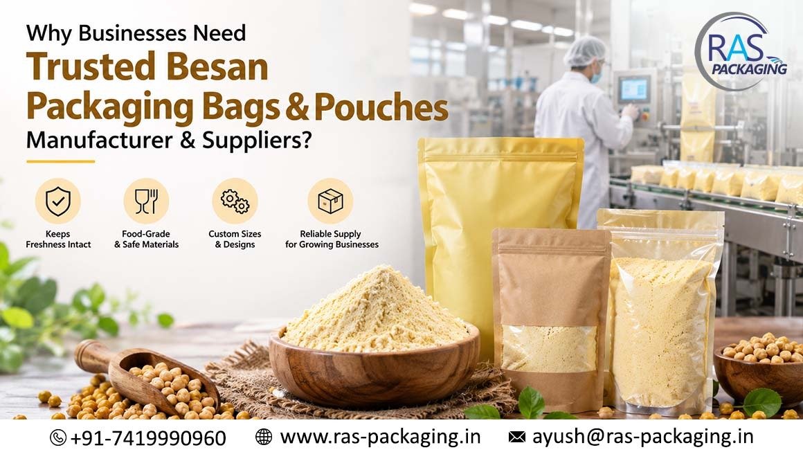 Besan Packaging Bags & Pouches Manufacturer & Suppliers